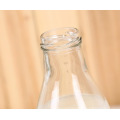 Custom Design Printing Logo Milk Bottle with Screw Cap 1 Liter Glass Bottle